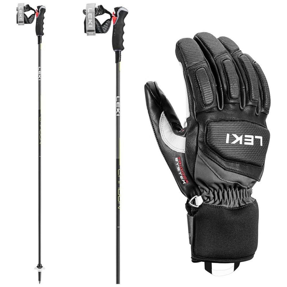 Set LEKI Carbon 12 3D & Griffin Pro 3D - Pánske palice - 1