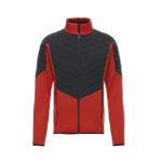 Mikina DAINESE MEVO FULL ZIP MID- Stretch-Limo- Červená