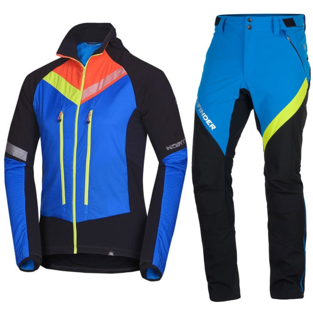 Komplet NORTHFINDER Solisko Polartec Alpha Direct Darkblue/Black & Skitouringové nohavice Rysy Darkblue/Black - SETY - Skialpové oblečenie - 1