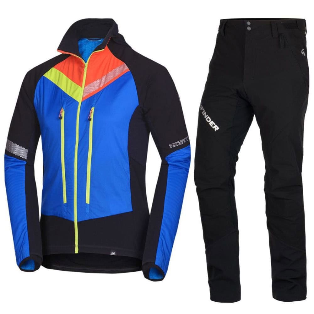 Komplet NORTHFINDER Solisko Polartec Alpha Direct Darkblue/Black & Skitouringové nohavice Rysy Blk - SETY - Skialpové oblečenie - 1