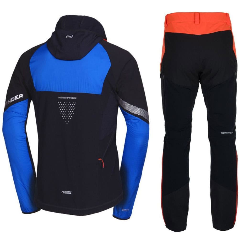 Komplet NORTHFINDER Solisko Polartec Alpha Direct Darkblue/Black & Skitouringové nohavice Rysy Black/Orange - SETY - Skialpové oblečenie - 2