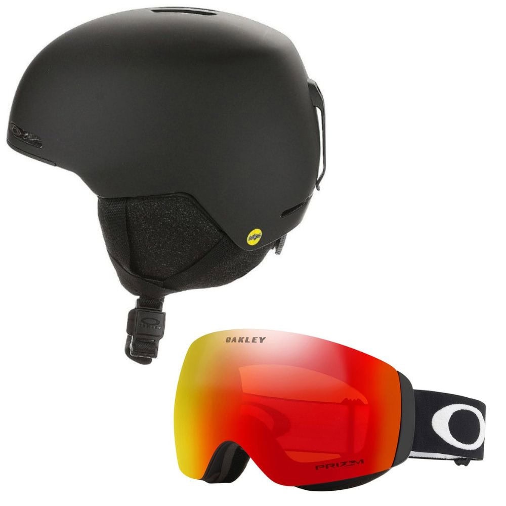 Lyžiarska prilba OAKLEY Mod1 Mips Black FP & Flight Deck M Matte Black w/ Prizm Torch - Pánske prilby - 1