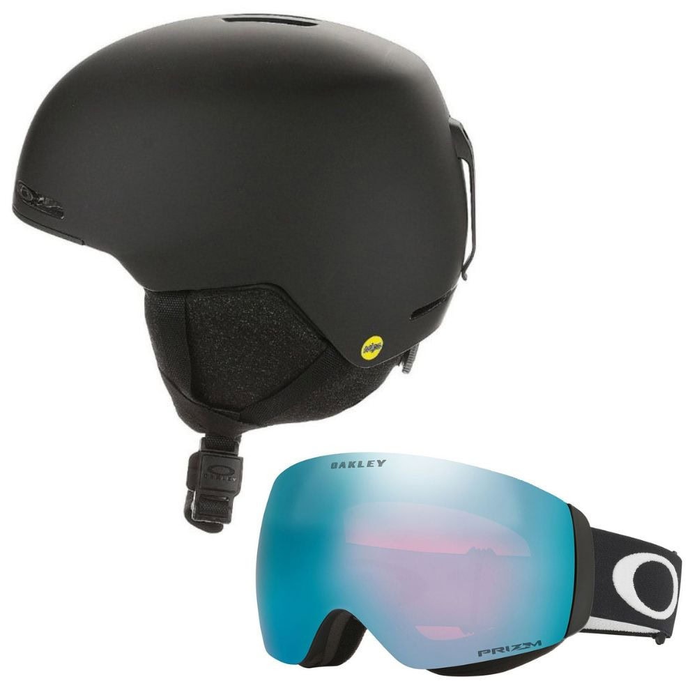 Lyžiarska prilba OAKLEY Mod1 Mips Black FP + OAKLEY Flight Deck M w/Prizm Snow Sapphire Irid - Pánske prilby - 1