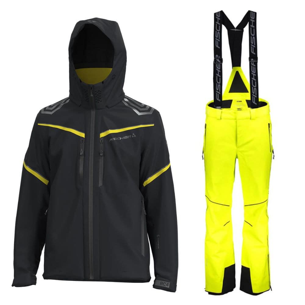Lyžiarsky komplet FISCHER Hans Knauss RC4 Black/Yellow - SETY - Lyžiarske oblečenie - 1