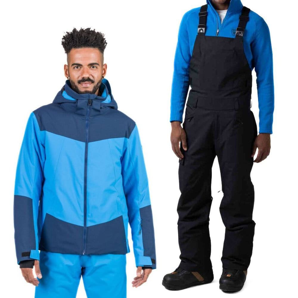 Lyžiarsky komplet ROSSIGNOL Wispile Oversees & Relax Bib Black - SETY - Lyžiarske oblečenie - 1