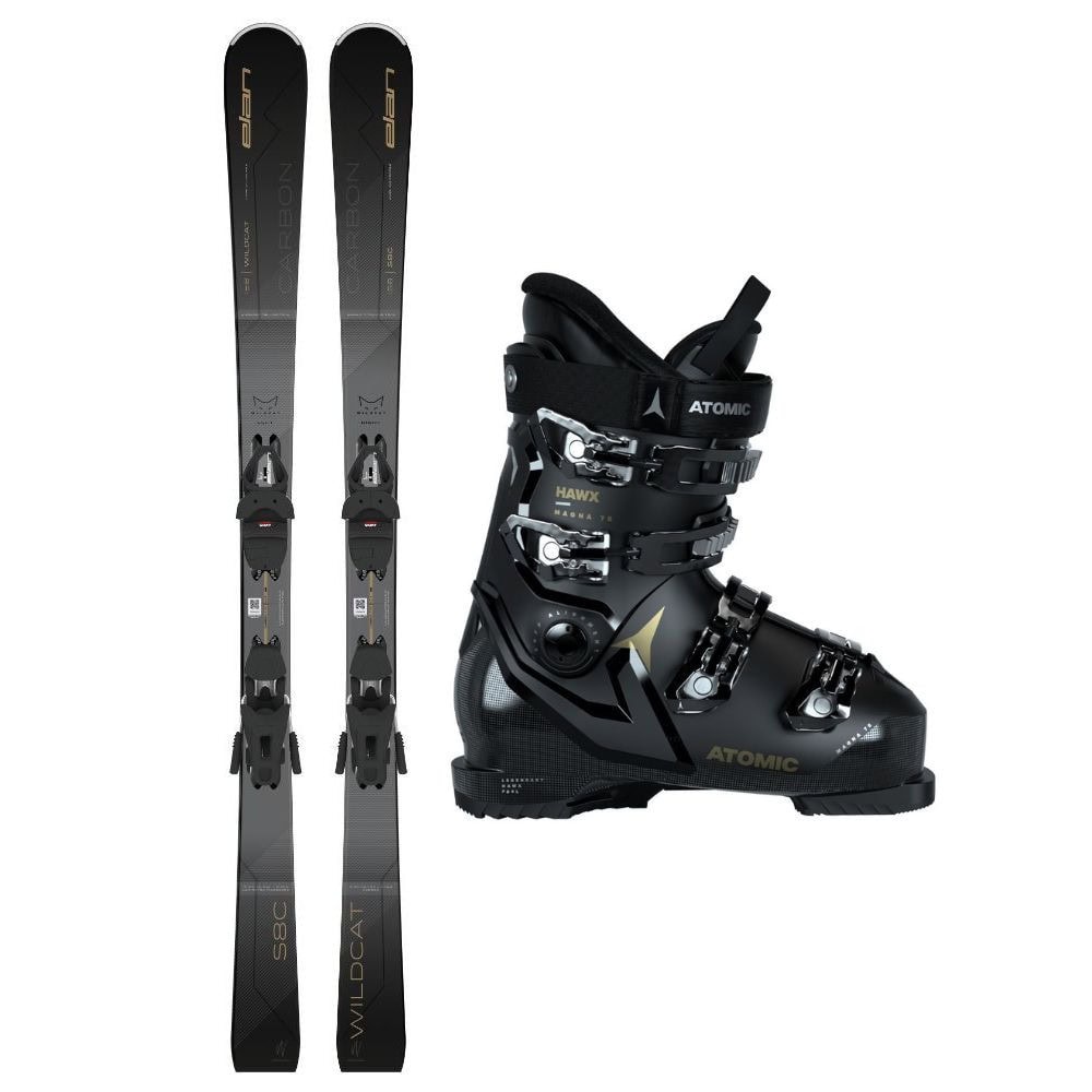 Lyžiarsky set ELAN Wildcat S8 C PS - SETY - Lyže + Lyžiarky - 1