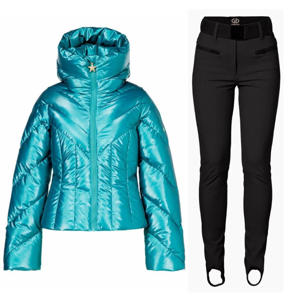 Komplet GOLDBERGH Elodie Icy Mermaid & Paris Black - SETY - Lyžiarske oblečenie - 1