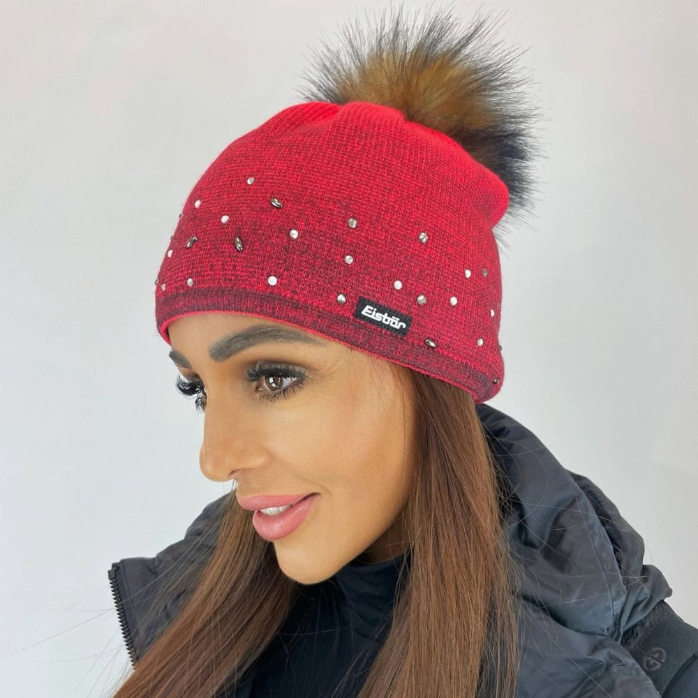 Zimná čiapka EISBÄR Dip Dye Lux Crystal Mü Pink - Čiapky - 1