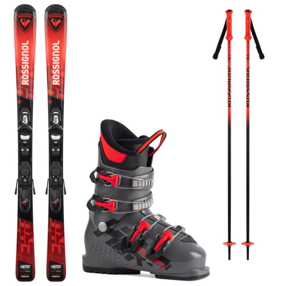 Lyžiarsky set ROSSIGNOL Hero Junior 100-140 Kid-X - Detské lyže - 1