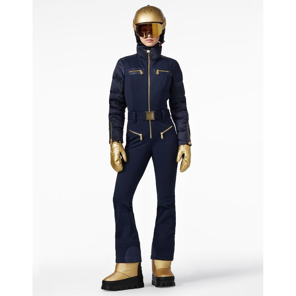 Overal GOLDBERGH Arselle French Blue & Vesta Éclat Gold - SETY - Lyžiarske oblečenie - 1