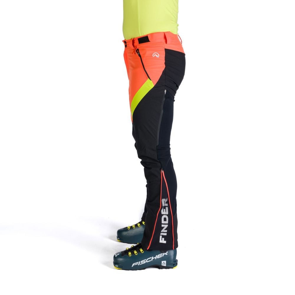 Skitouringové nohavice NORTHFINDER Rysy blackorange - Nohavice na bežky a skialp - 3