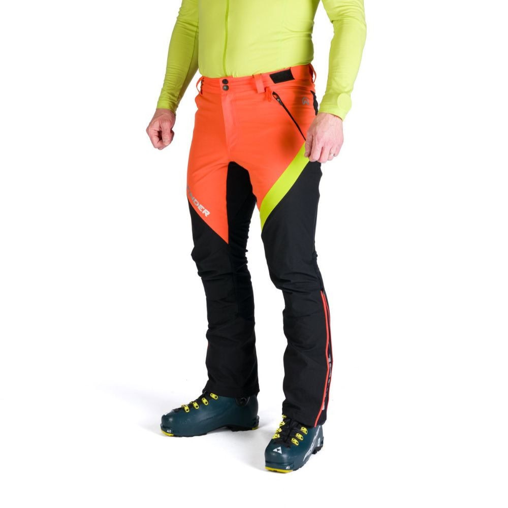Skitouringové nohavice NORTHFINDER Rysy blackorange - Nohavice na bežky a skialp - 1