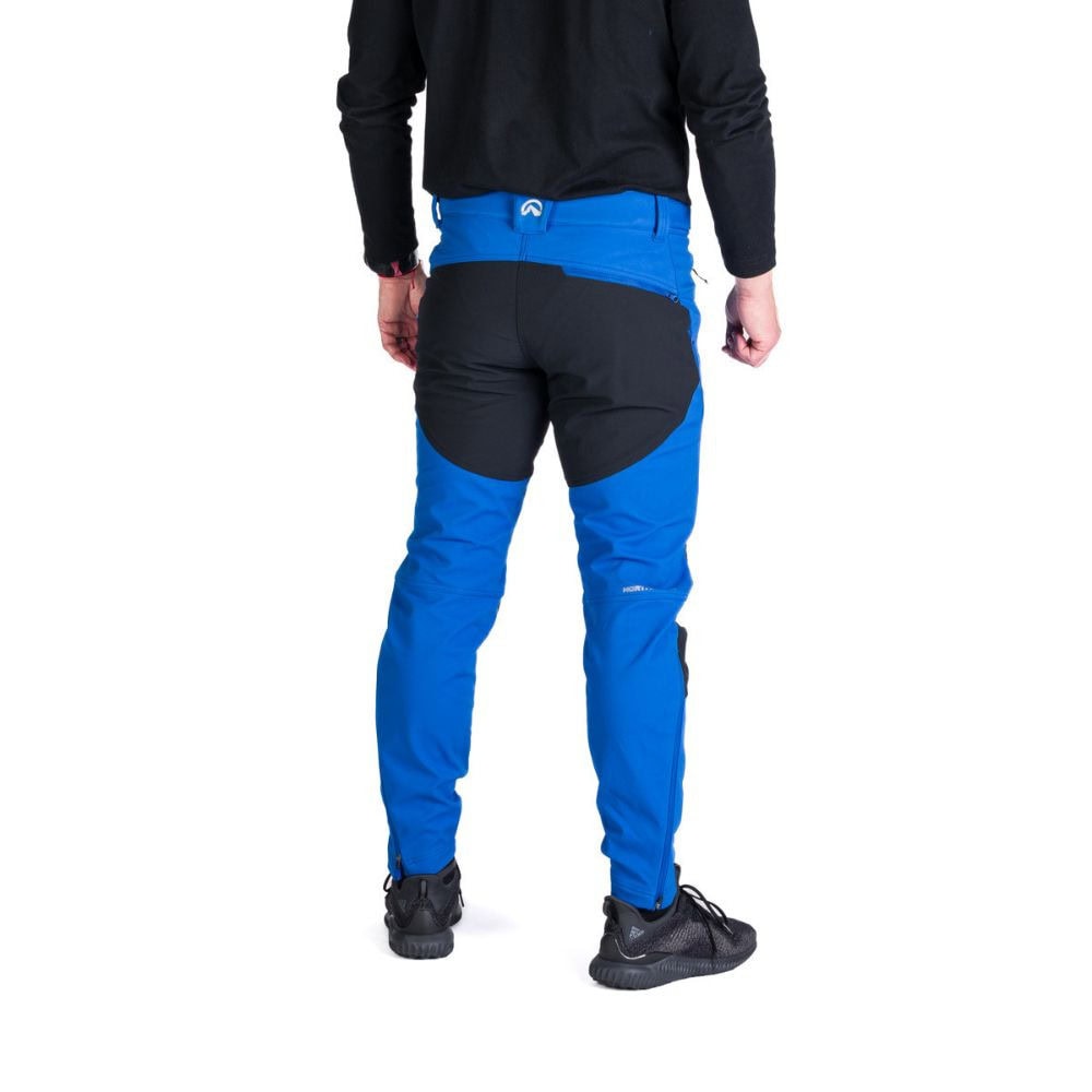 Panské softshellové nohavice NORTHFINDER Marcello Blue - Turistické nohavice - 2