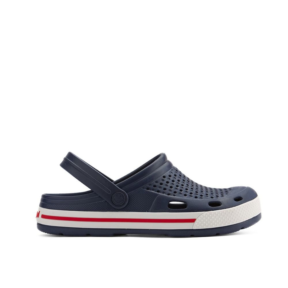 Šľapky COQUI Clogsy Lindo Navy/White - Šľapky a sandále - 1