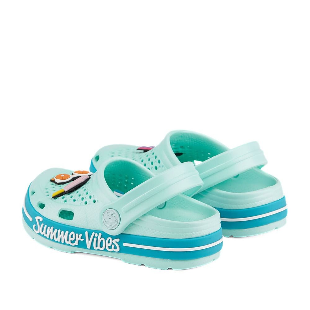 Šľapky COQUI Clogsy Lindo Mint/Turquoise - Detská obuv - 3