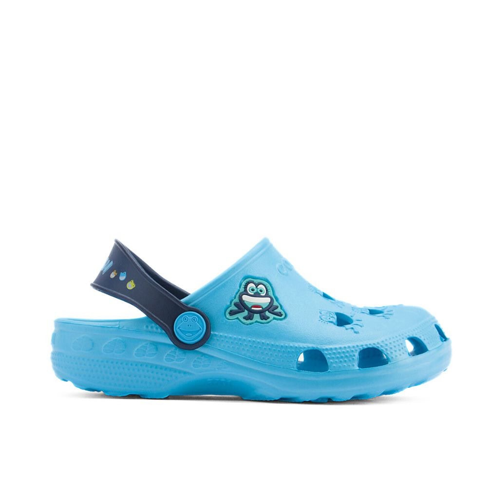 Šľapky COQUI Clogsy Little Frog Blue - Detská obuv - 1