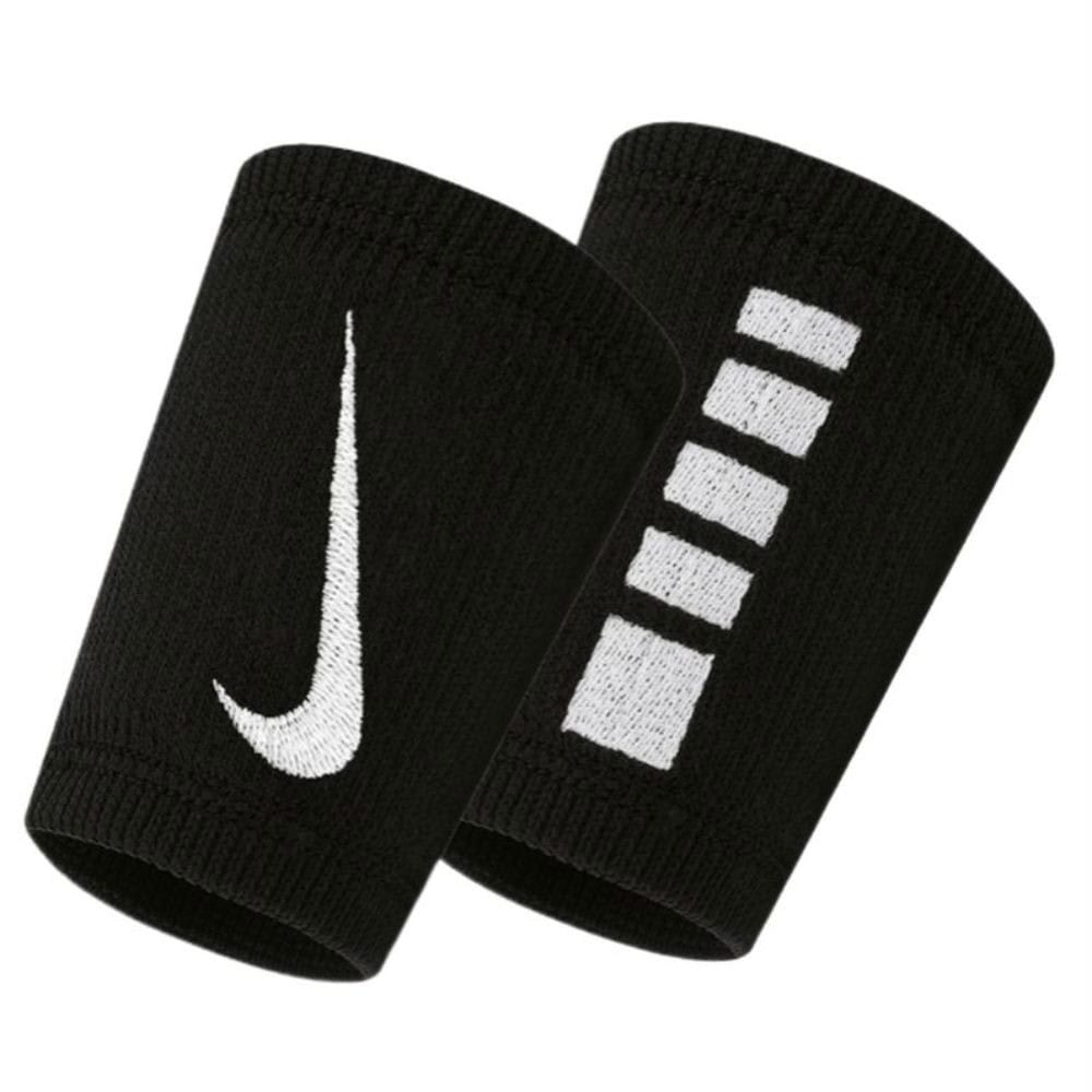 Potítko NIKE Elite Doublewide Wristbands 2 PK Black - Potítka - 2