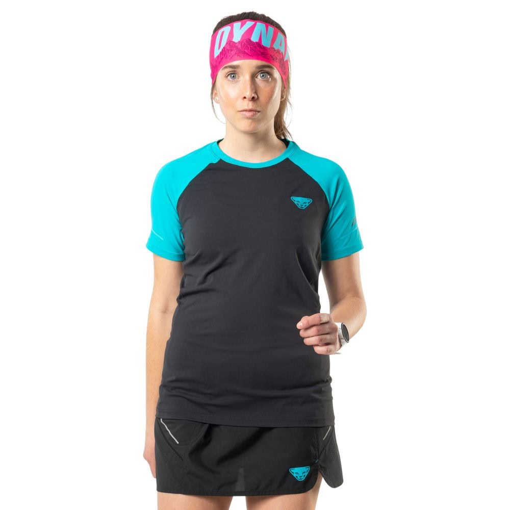 Tričko DYNAFIT Alpine Pro Short Sleeve Shirt W Marine Blue - Dámske oblečenie - 2