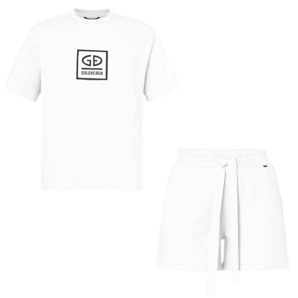 Komplet GOLDBERGH Nice Short & Legacy Short Sleeve Top White - Dámske oblečenie - 2