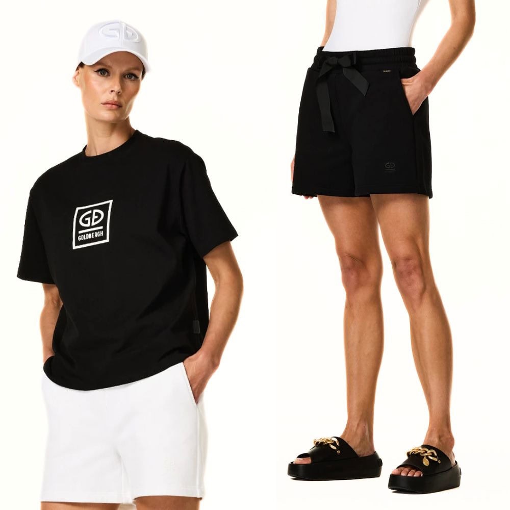 Komplet GOLDBERGH Nice Short & Legacy Short Sleeve Top Black - Dámske oblečenie - 3