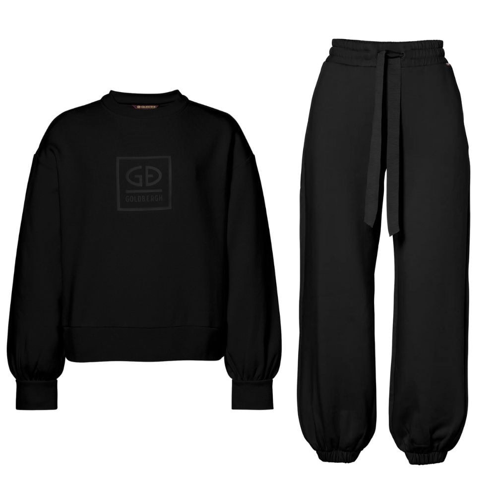 Komplet GOLDBERGH Relax Sweater & Lounger Pants Black - Dámske oblečenie - 2