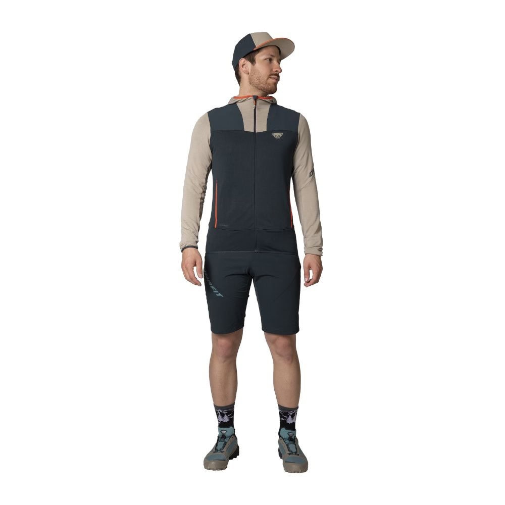 Mikina DYNAFIT Traverse PTC Hooded Jacket M Rock Khaki - Mikiny s kapucňou - 2