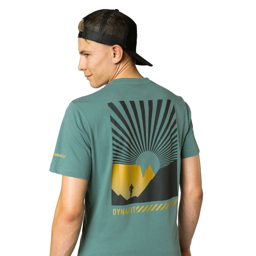Tričko DYNAFIT 24/7 Graphic T-Shirt M Atlantic/Sunrise Trail - DYNAFIT - 3