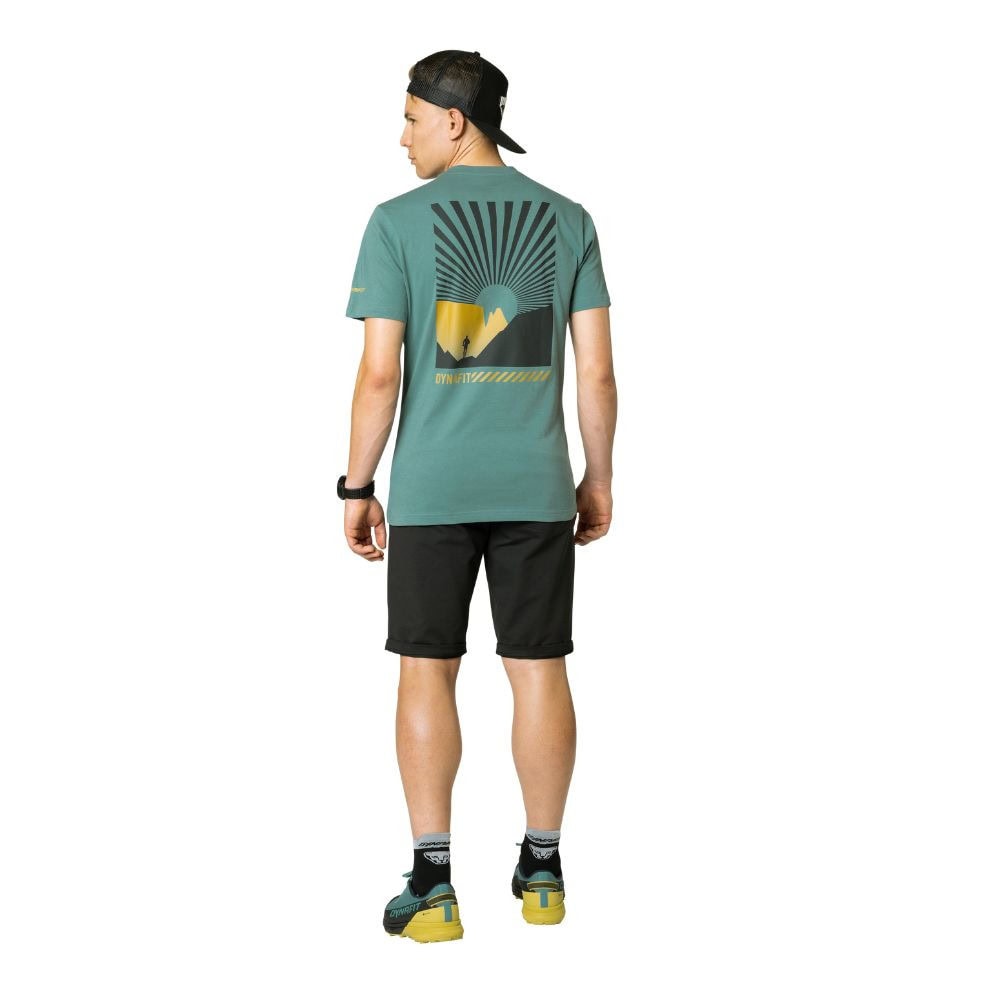 Tričko DYNAFIT 24/7 Graphic T-Shirt M Atlantic/Sunrise Trail - DYNAFIT - 4