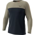Tričko DYNAFIT Traverse S-Tech Longsleeve M Blueberry Rock Khaki