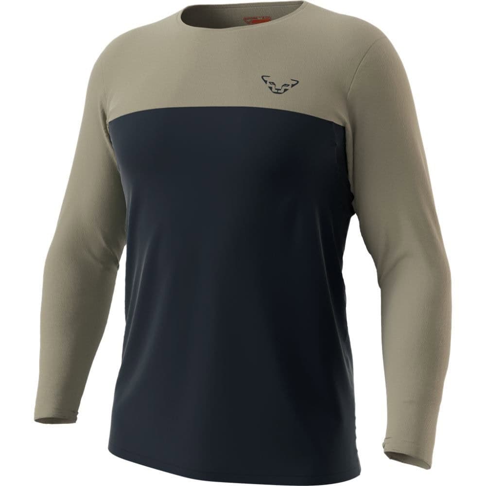 Tričko DYNAFIT Traverse S-Tech Longsleeve M Blueberry Rock Khaki - DYNAFIT - 1