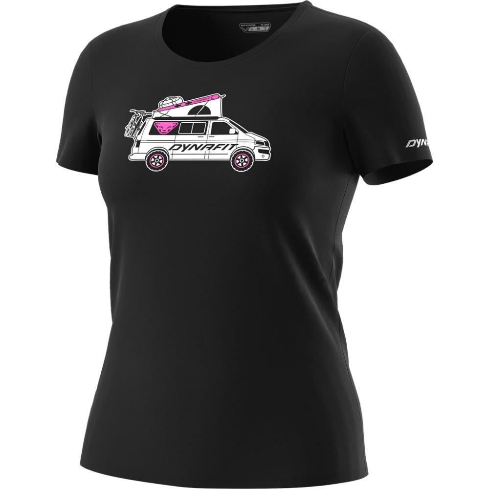 Tričko DYNAFIT Graphic Cotton W Black Out Dynavan - Dámske oblečenie - 1