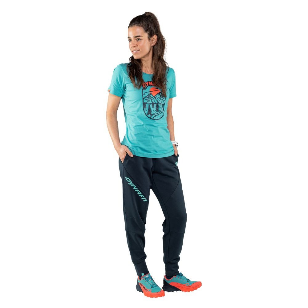 Tričko DYNAFIT Graphic Cotton W Brittany Blue - Dámske oblečenie - 2