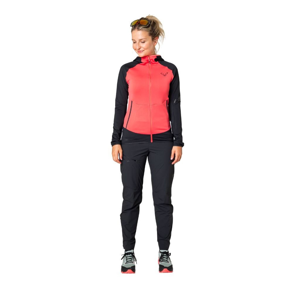 Mikina DYNAFIT Transalper Light Polartec® W Hoody Black Out - Mikiny s kapucňou - 2