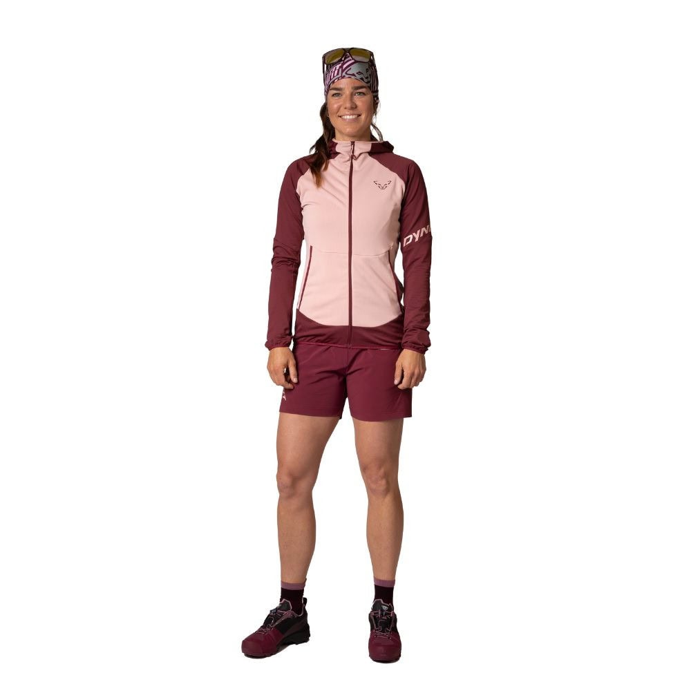 Mikina DYNAFIT Transalper Light Polartec® W Hoody Burgundy - Mikiny s kapucňou - 2