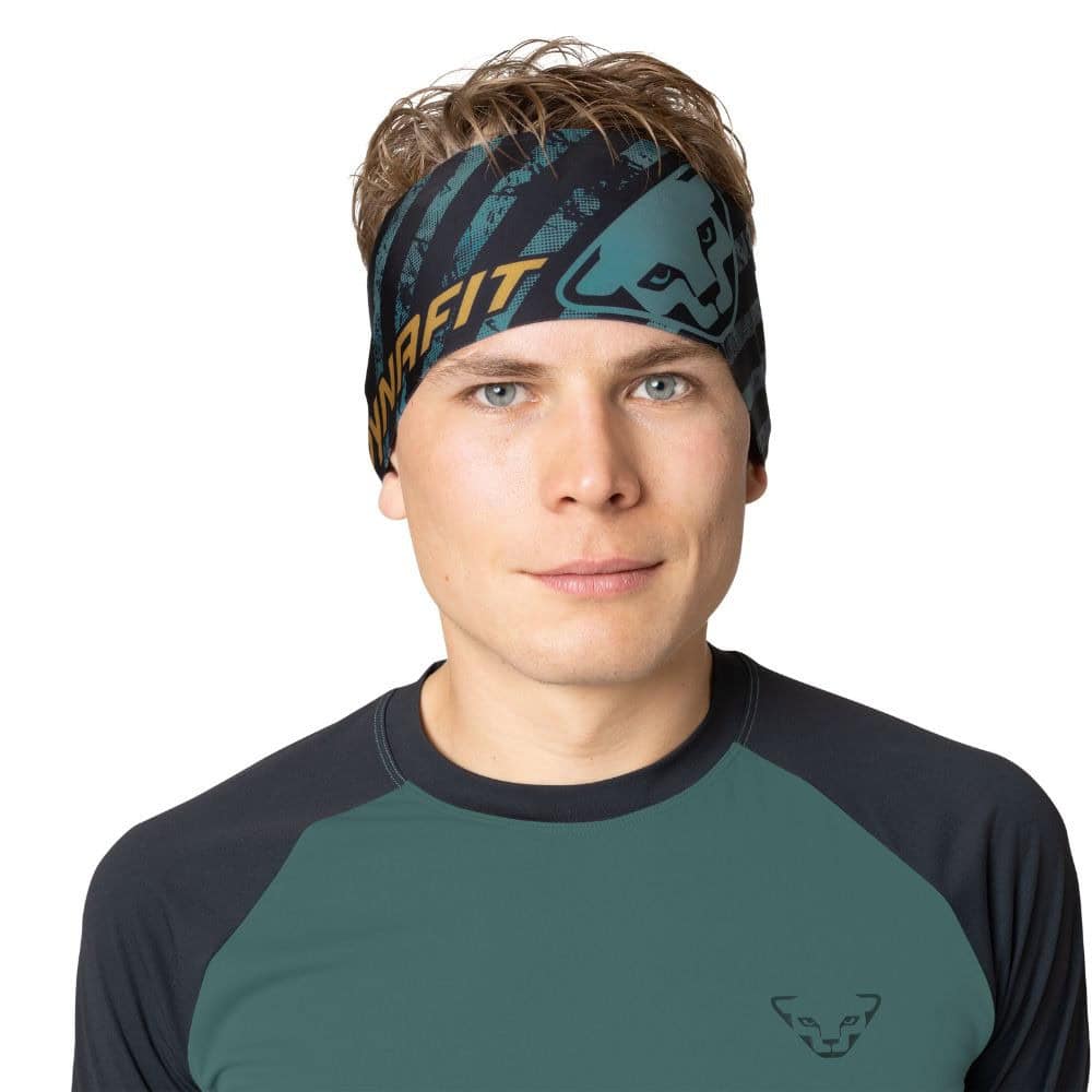 Čelenka DYNAFIT Graphic Performance Headband Atlantic/Trail - Čelenky - 2