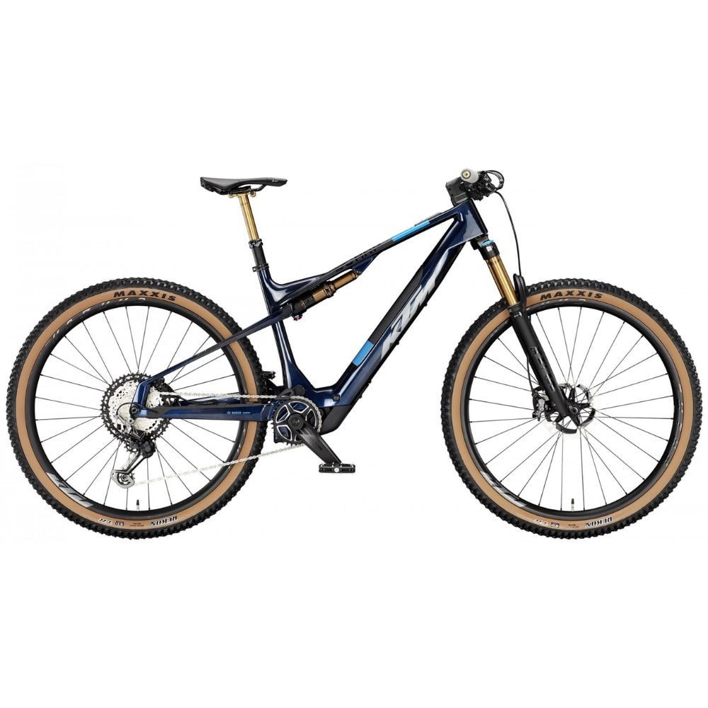 Horský elektrobicykel KTM Macina Scarp SX Prime Transparent Blue - 29" bicykle - 1
