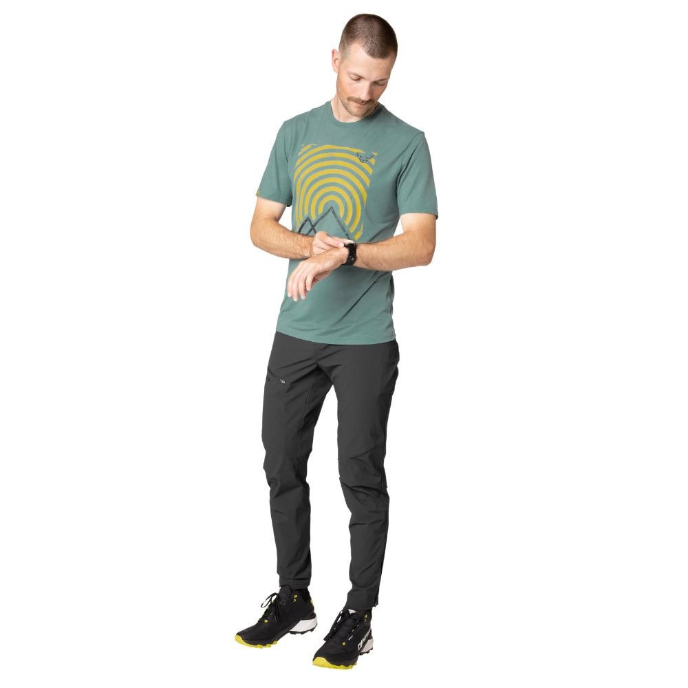 Nohavice DYNAFIT Transalper Dst Pants M Black Out - Turistické nohavice - 2