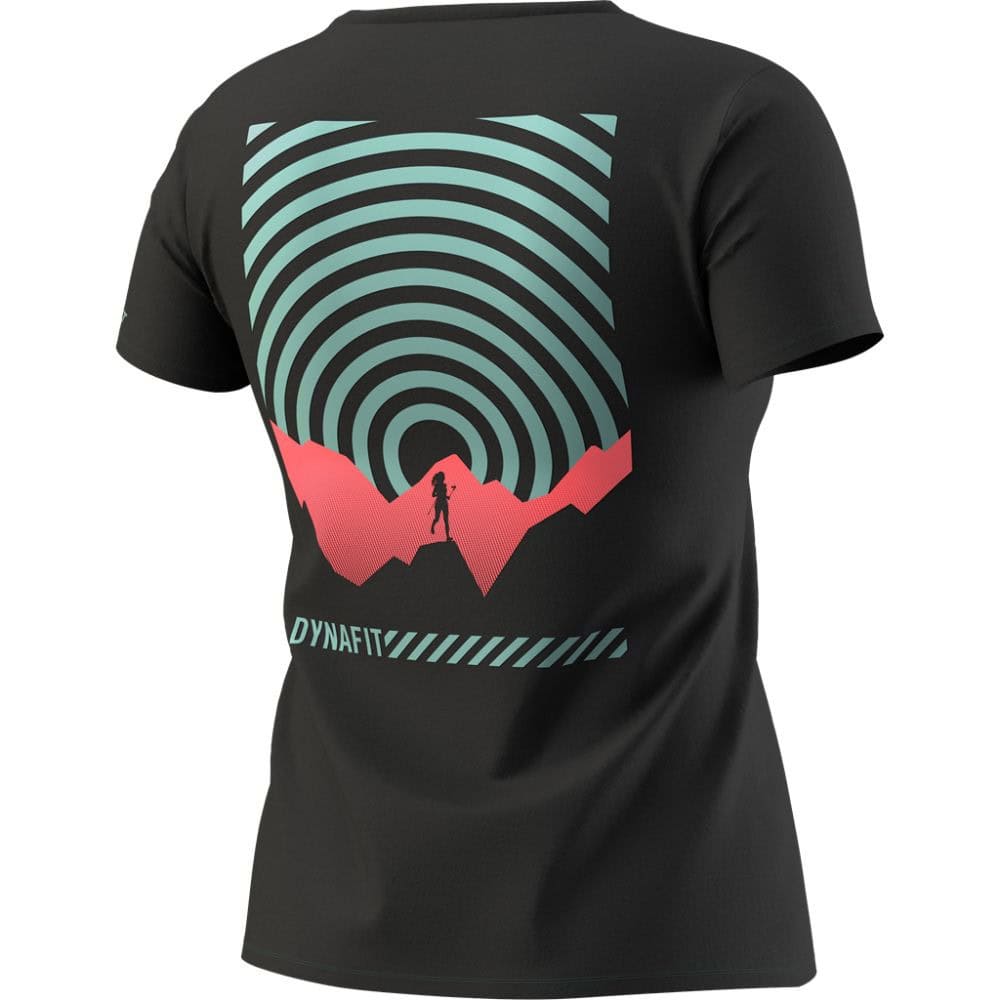 Tričko DYNAFIT 24/7 Graphic T-shirt W Black out/Concentric Running - Dámske oblečenie - 1