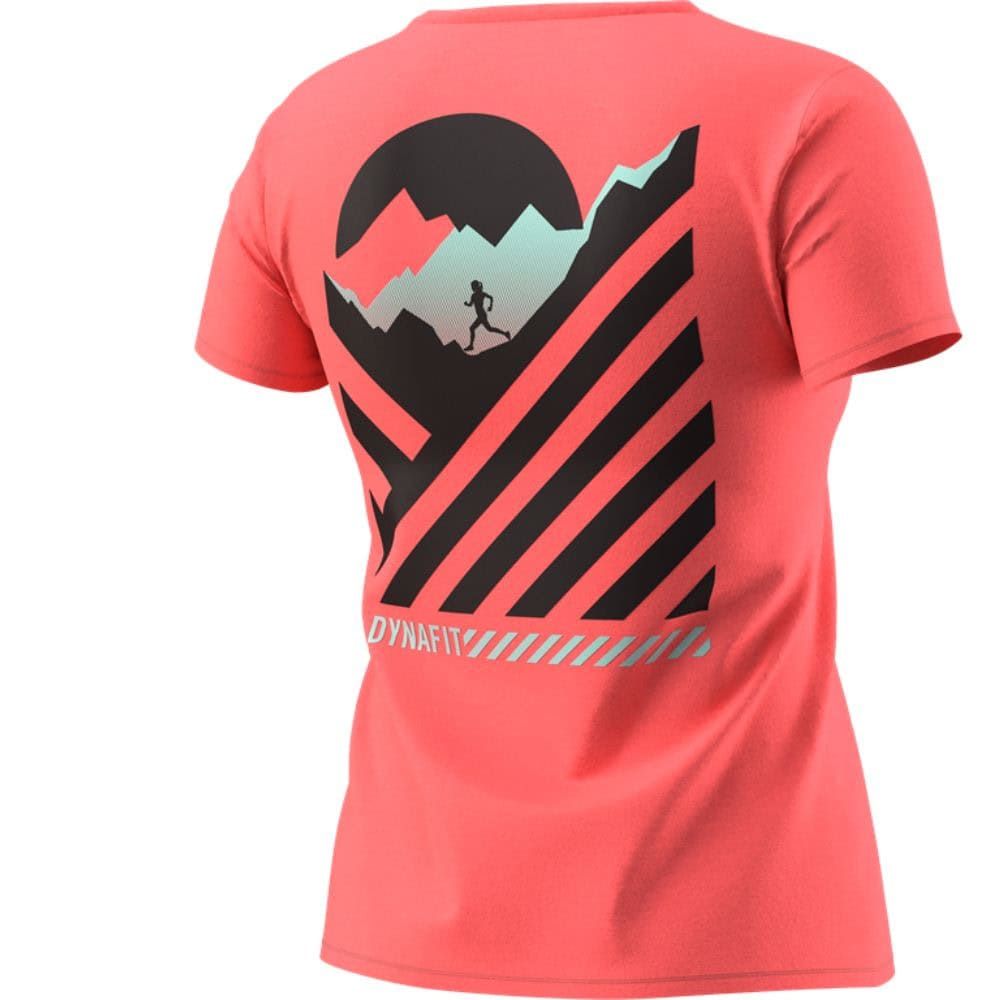 Tričko DYNAFIT 24/7 Graphic T-shirt W Cabana/Striped Elevation - Dámske oblečenie - 1