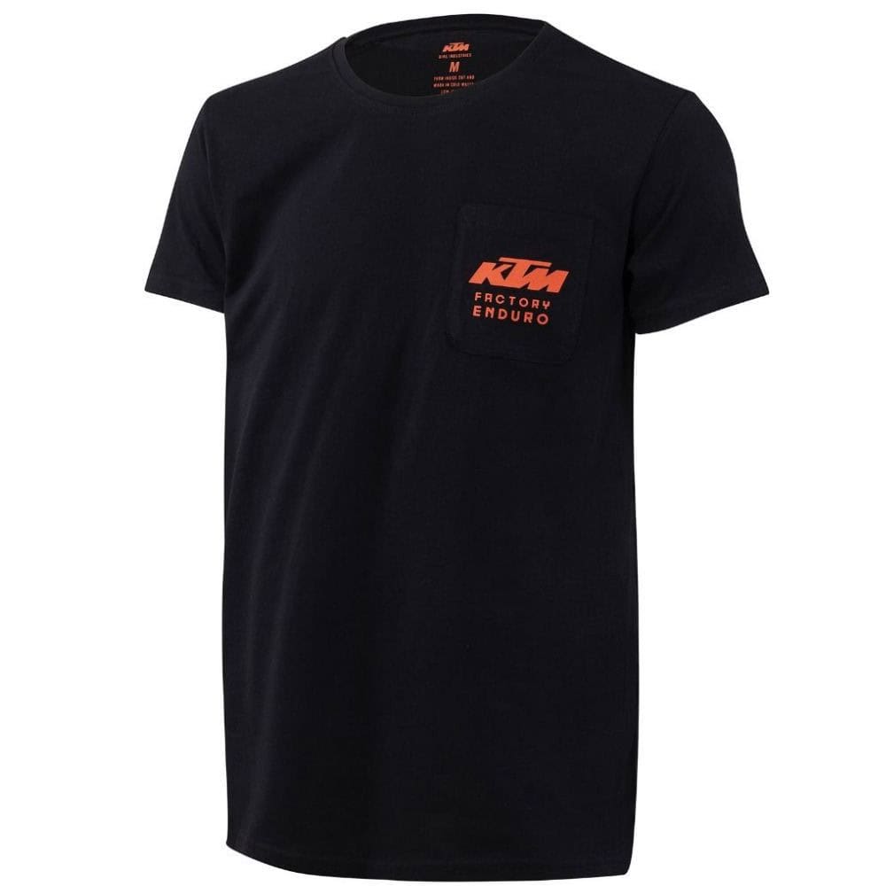 Tričko KTM Factory Enduro Black/Orange - Cyklo oblečenie - 2