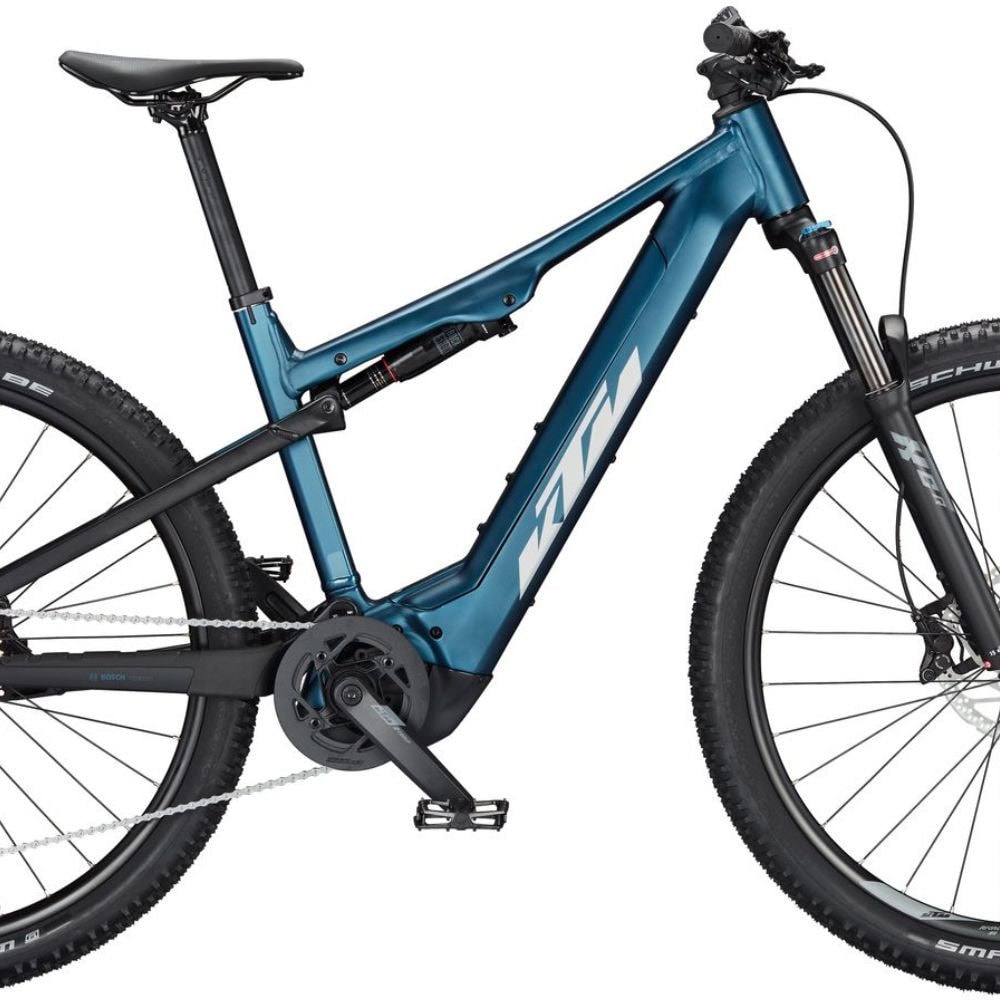 Horský elektrobicykel KTM Macina Chacana 591 Vital Blue Matt - 29" bicykle - 3