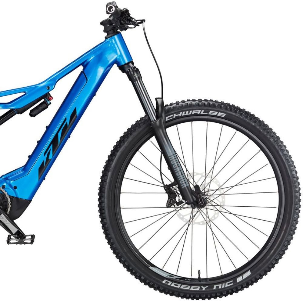 Horský elektrobicykel KTM Macina Kapoho 7973 Metallic Blue - 29" bicykle - 2