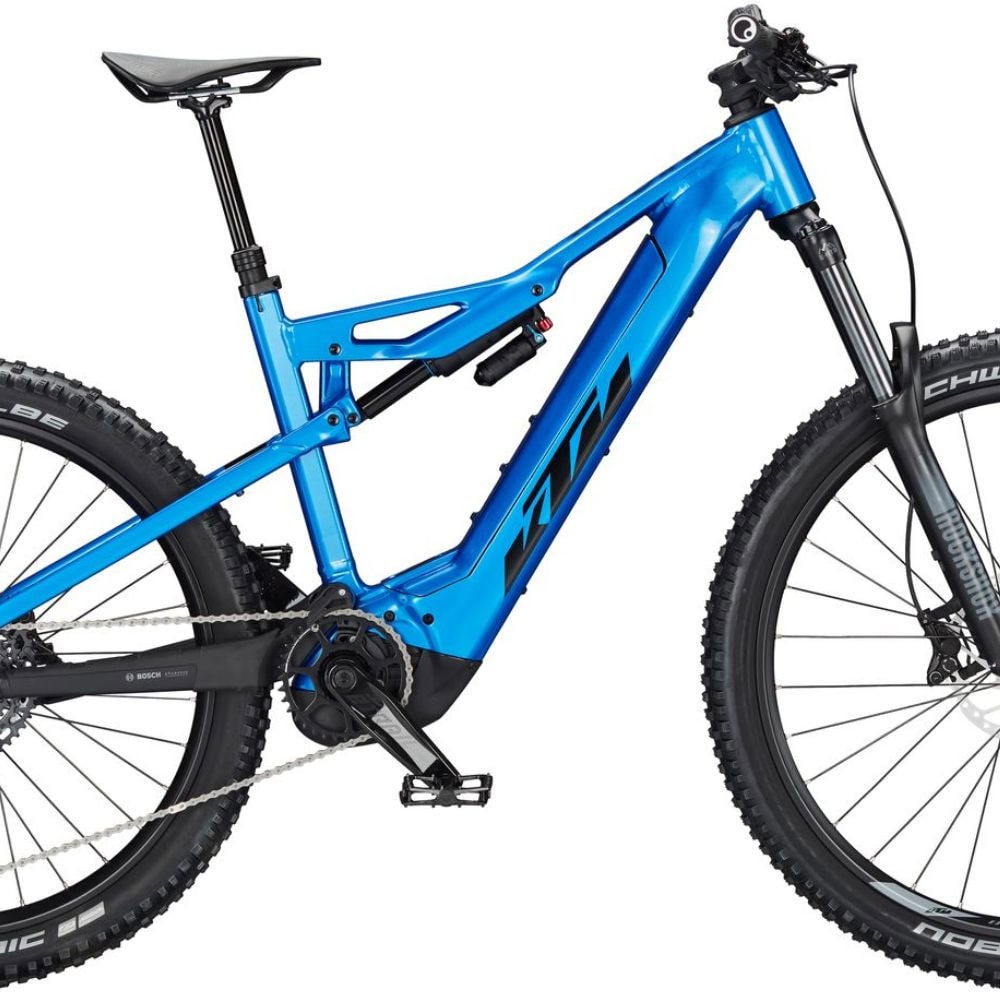 Horský elektrobicykel KTM Macina Kapoho 7973 Metallic Blue - 29" bicykle - 3