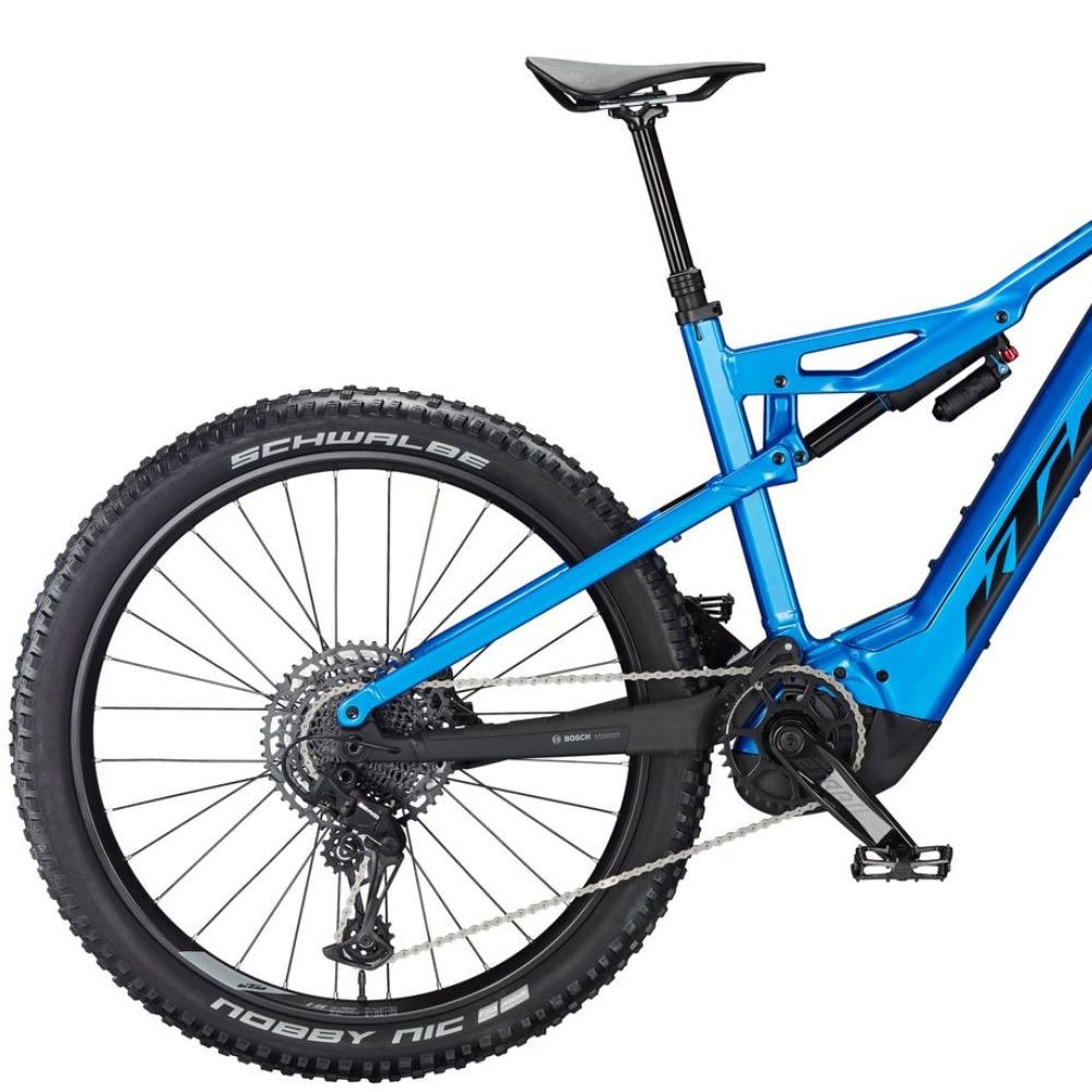 Horský elektrobicykel KTM Macina Kapoho 7973 Metallic Blue - 29" bicykle - 4