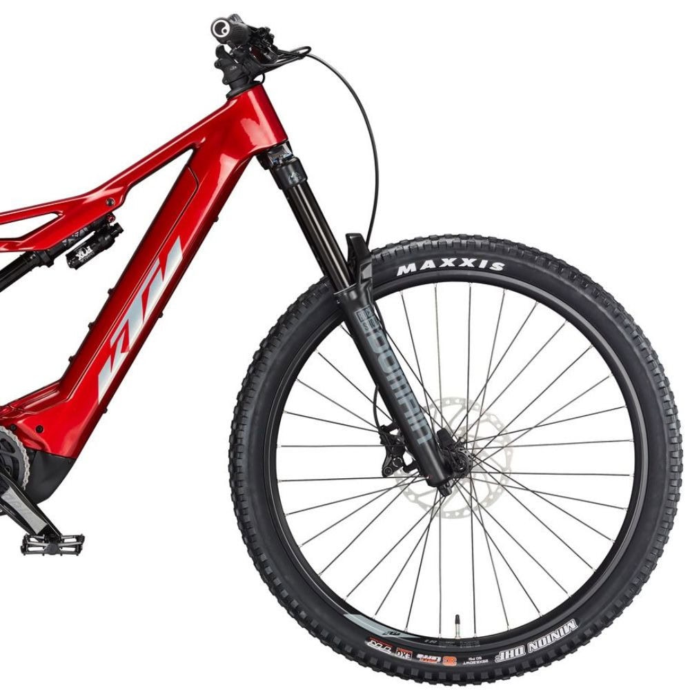 Horský elektrobicykel KTM Macina Prowler Elite Chrome Red - 29" bicykle - 2
