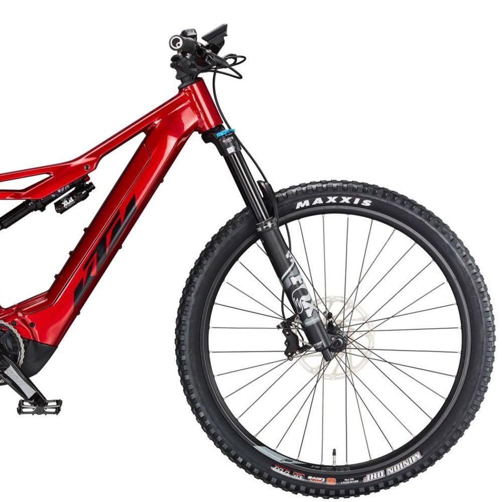Horský elektrobicykel KTM Macina Kapoho 7971 Chrome Red - 29" bicykle - 2
