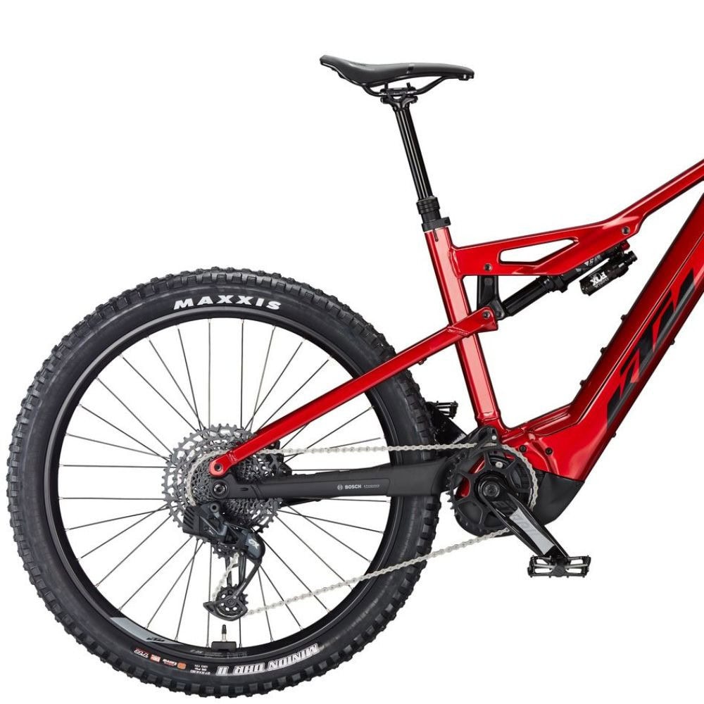 Horský elektrobicykel KTM Macina Kapoho 7971 Chrome Red - 29" bicykle - 4