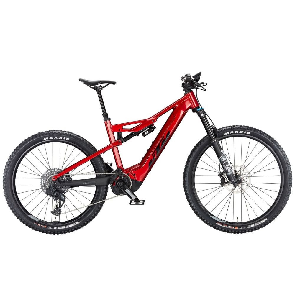 Horský elektrobicykel KTM Macina Kapoho 7971 Chrome Red - 29" bicykle - 1