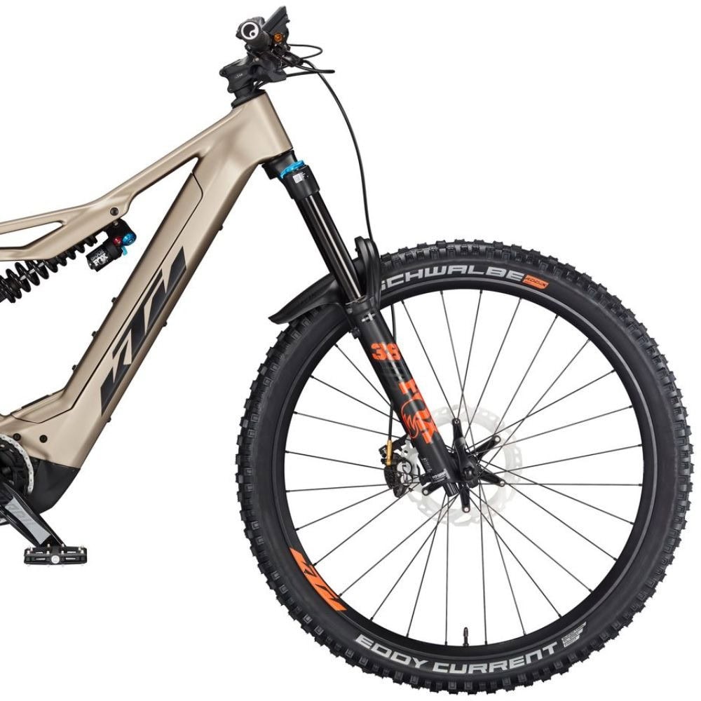 Horský elektrobicykel KTM Macina Prowler Prestige Platin Bronze Matt - 29" bicykle - 2