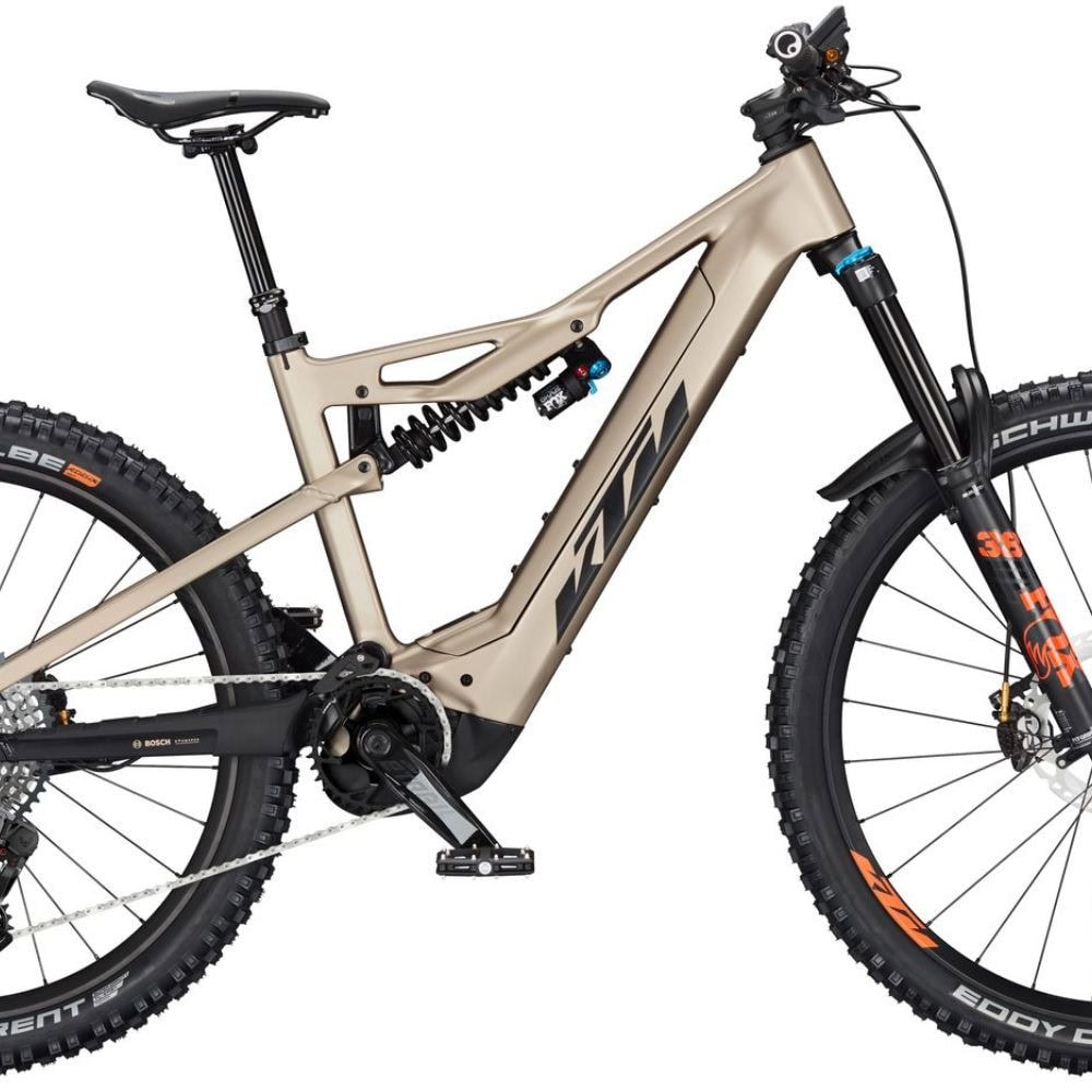 Horský elektrobicykel KTM Macina Prowler Prestige Platin Bronze Matt - 29" bicykle - 3